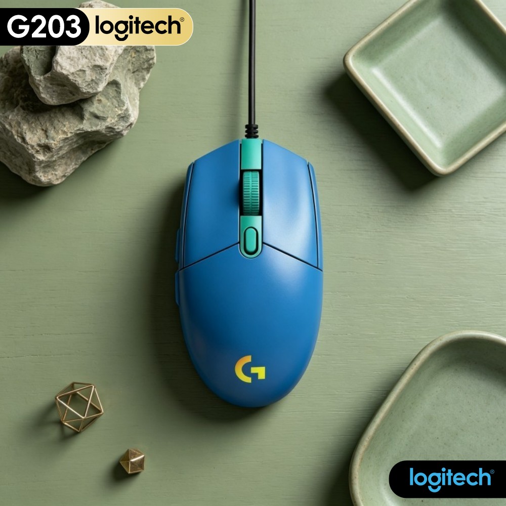 Logitech Mouse G203 - Logitech G203 Kablolu Oyun Mouse'u Optimize