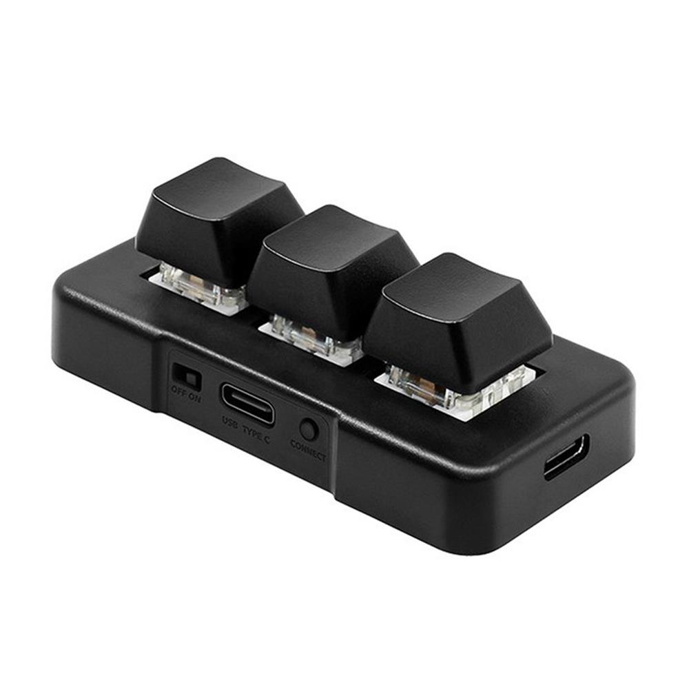 Gaming Keyboard Bluetooth - MK321-Pro küçük klavye 3-key mekanik mavi