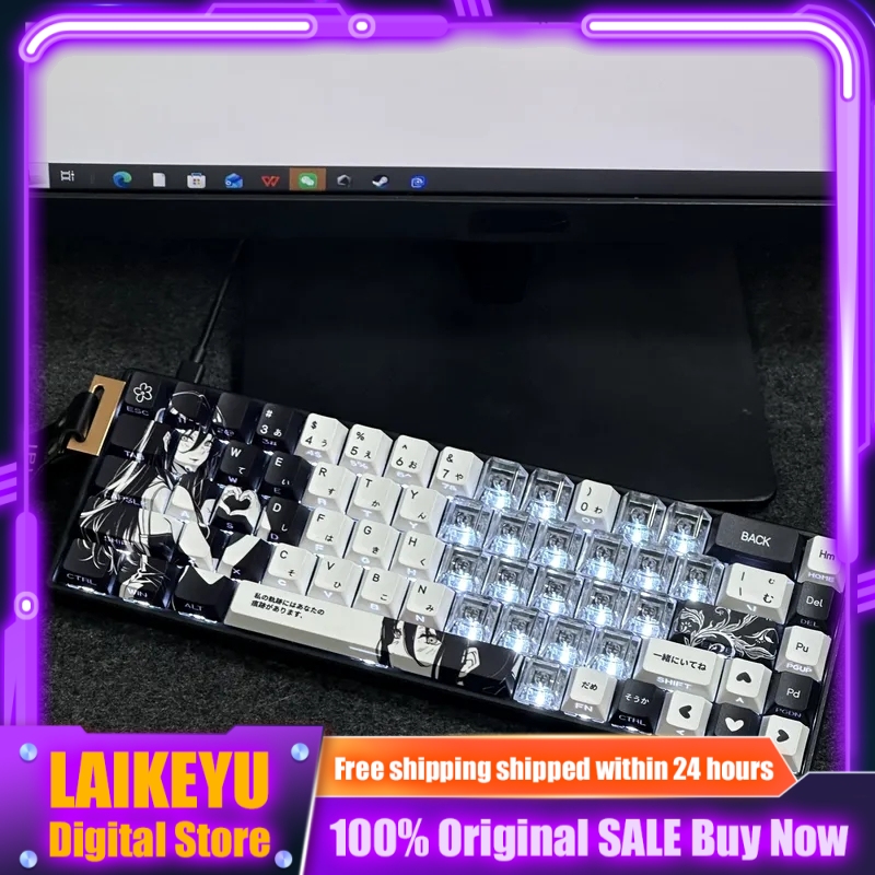 Gaming Keyboard Theme - Testere Adam Anime Reze Temalı Klavye