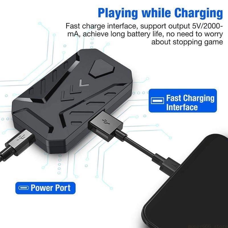 Gaming Keyboard And Mouse Converter For Mobile - F62C Gamepad Mobile için uyumlu Oyun