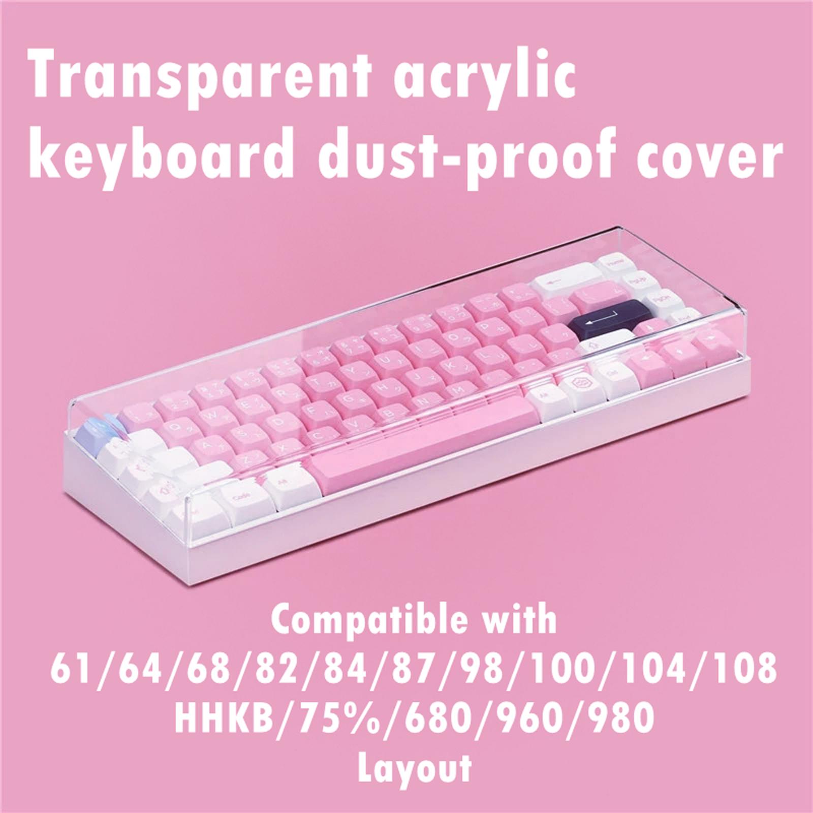 Gaming Keyboard He - Akrilik Mekanik Klavye tozluk Premium Koruyucu