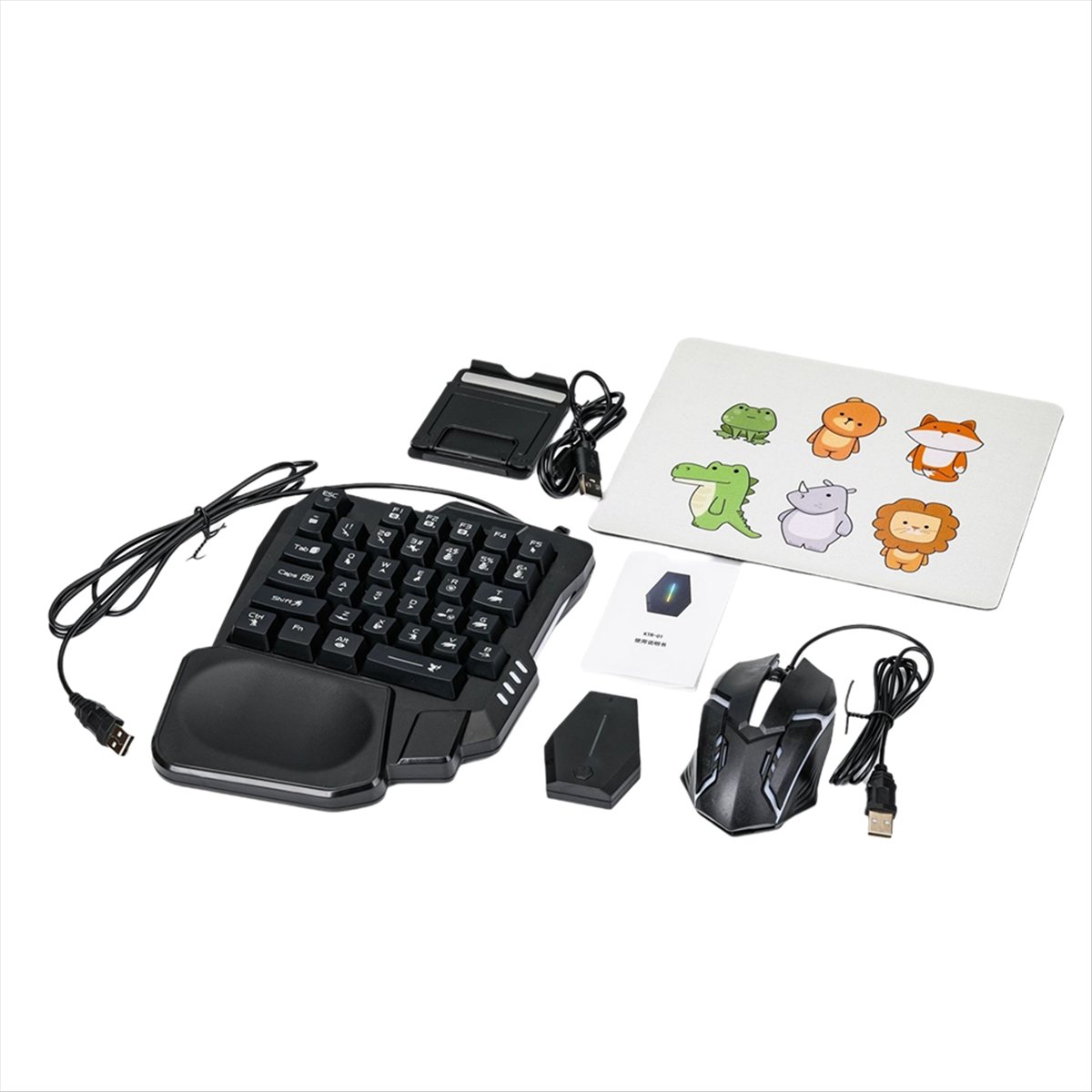 Gaming Keyboard And Mouse Converter For Mobile - ★ ▲ 35 Tuşlu Ergonomik RGB