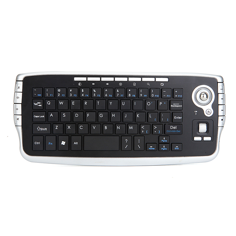 Gaming Keyboard Budget - Jomaa Taşınabilir USB Kablosuz Trackball Klavye