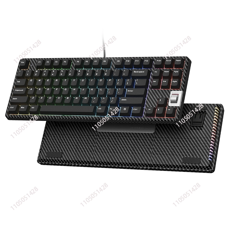 Gaming Keyboard Backlit - F87 Walnut %75 Kablolu Oyun Mekanik