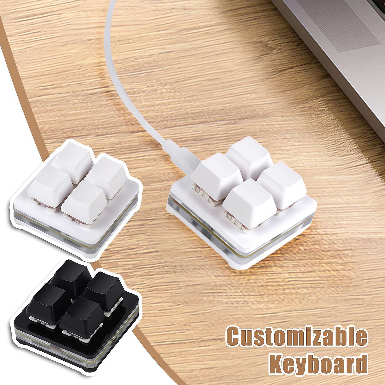 Gaming Keyboard Mini Mechanical - 1/2/3/4 tuşları OUTEMU kırmızı OSU tuş