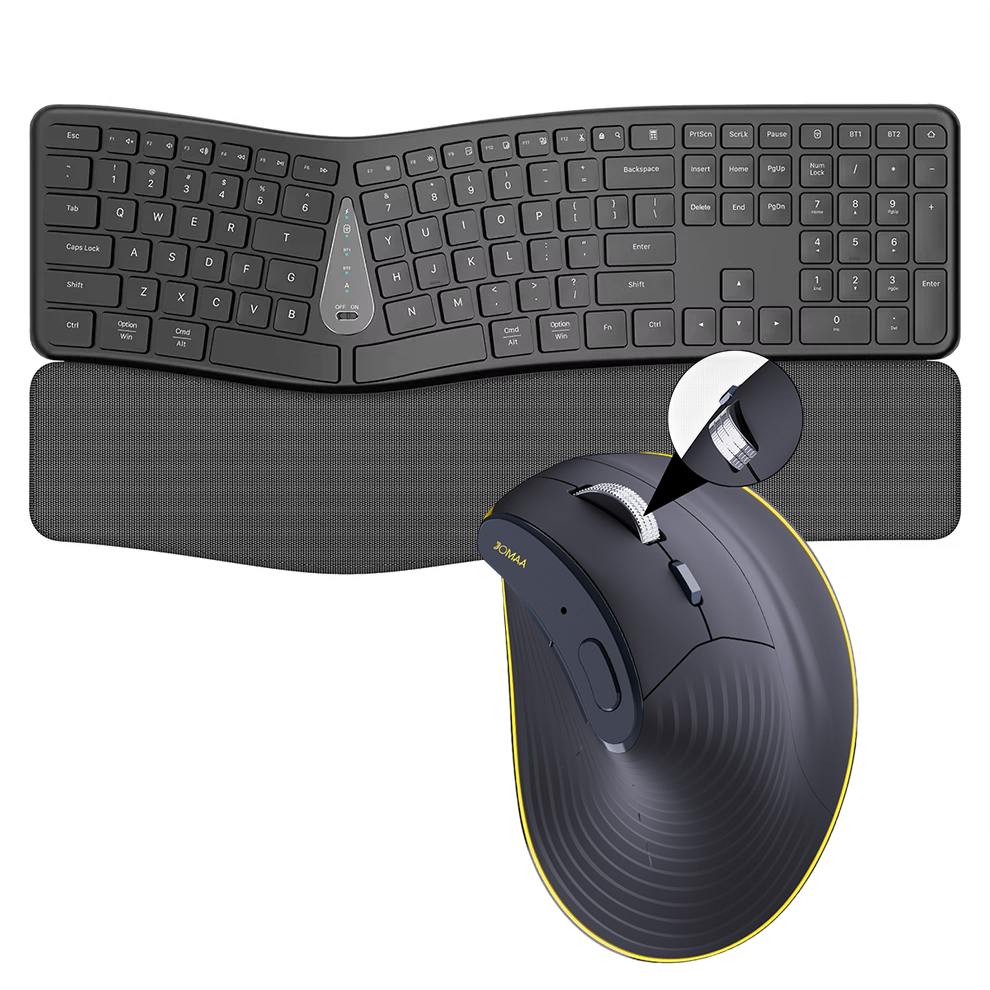 Gaming Keyboard Extension - 2.4G Kablosuz Klavye Mouse Seti, Rahat