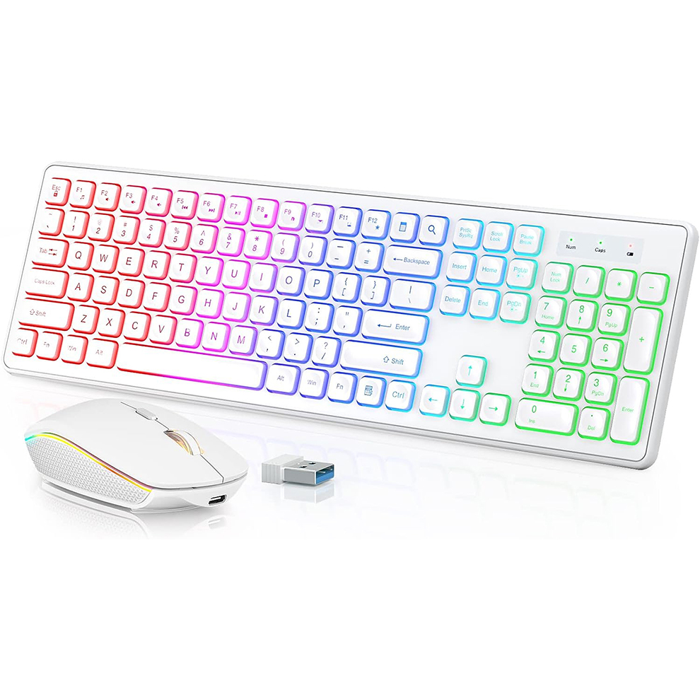 Gaming Keyboard Bluetooth - Arkadan Aydınlatmalı Kablosuz Klavye ve Fare,