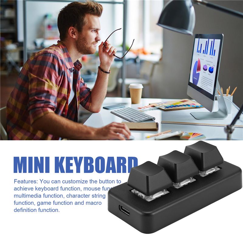 MK321 Programlanabilir Makro M - Gaming Keyboard Mini Mechanical incelemesi ve fiyatı