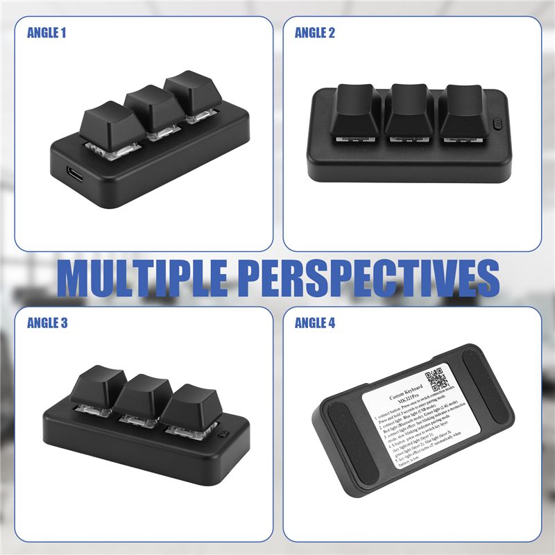 MK321 Programlanabilir Makro M - Gaming Keyboard Mini Mechanical incelemesi ve fiyatı