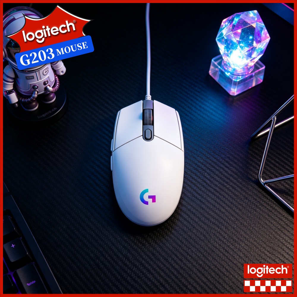 Logitech G203 Kablolu Oyun Mou - Logitech Mouse G203 incelemesi ve fiyatı