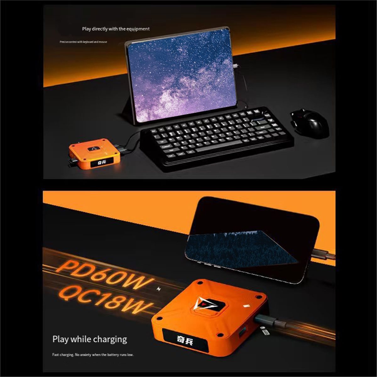 IOS///NS Konsolu için AX360M K - Gaming Keyboard And Mouse Converter For Mobile incelemesi ve fiyatı