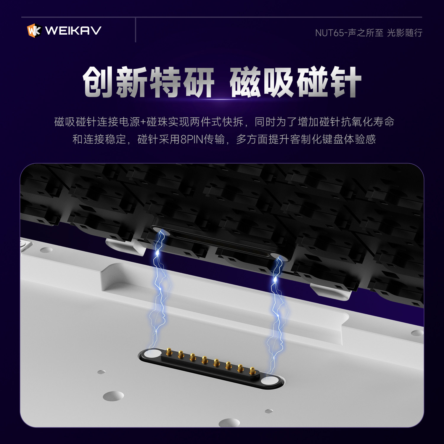 Yeni Weikav Nut65 Alüminyum Me - Gaming Keyboard Bluetooth incelemesi ve fiyatı