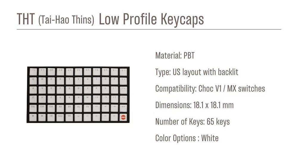 Taihao THT Beyaz Klavye Tuş Ta - Gaming Keyboard He incelemesi ve fiyatı