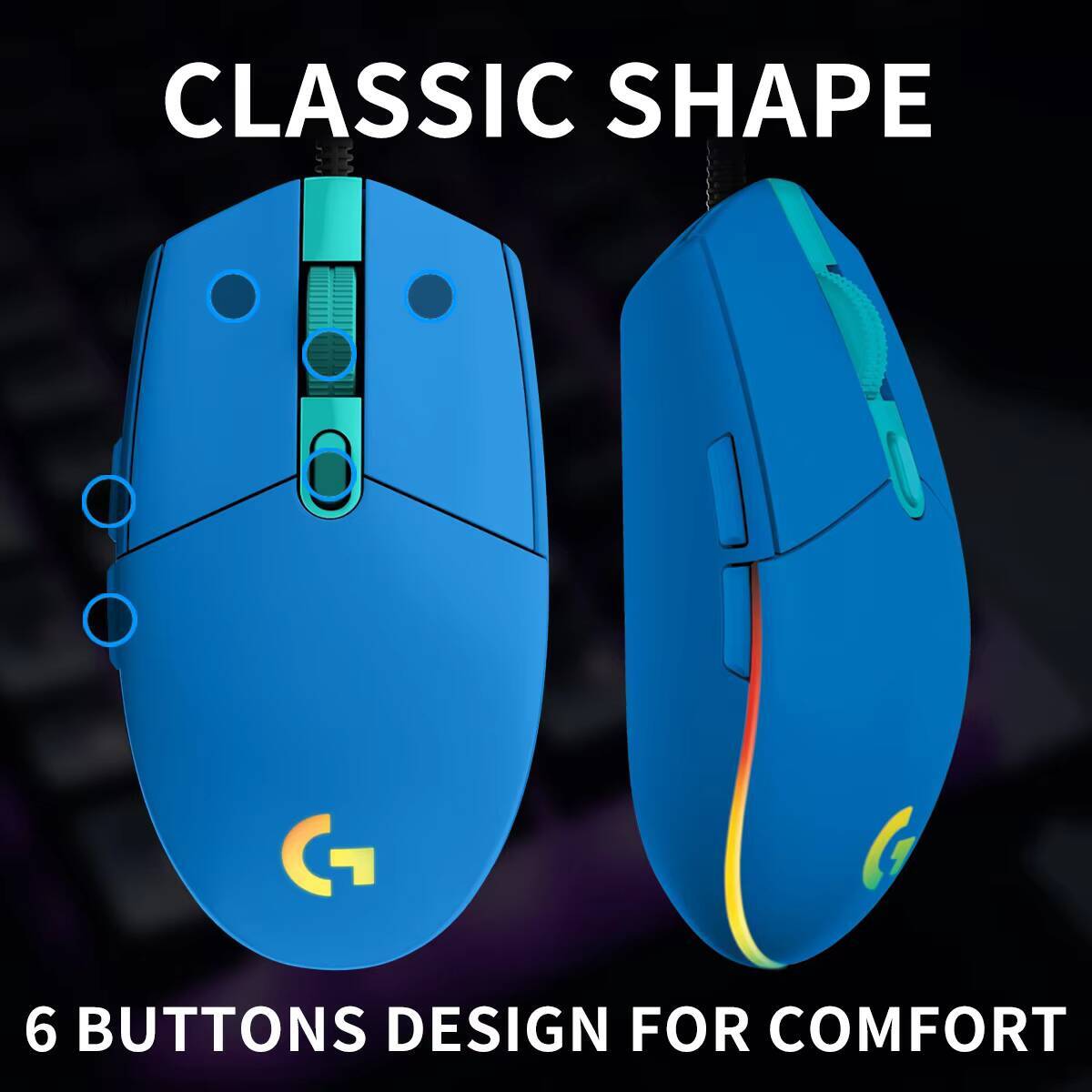 Logitech G203 LIGHTSYNC Oyun M - Logitech Mouse G203 incelemesi ve fiyatı