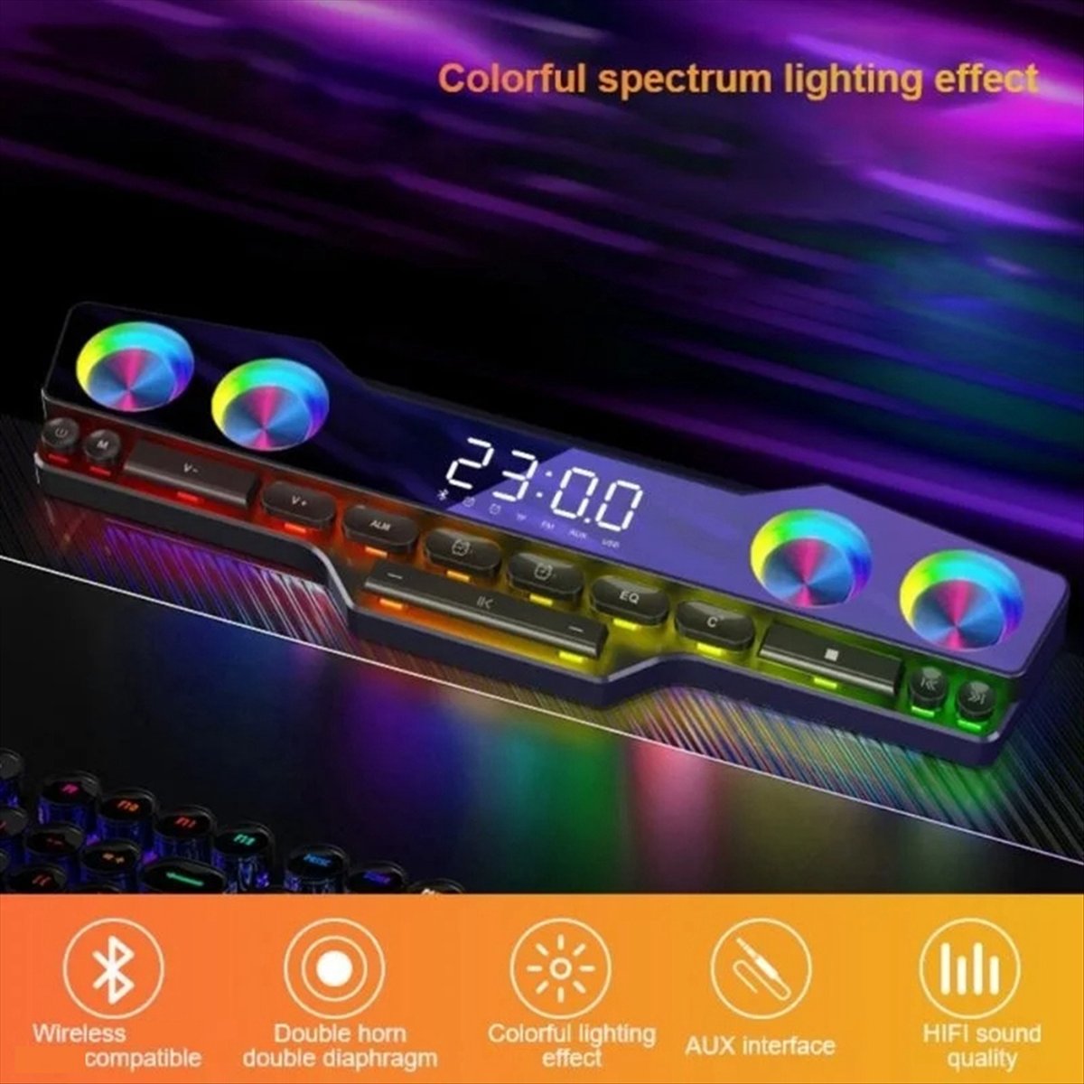DTC5 V18 Göz Kamaştırıcı Renkl - Gaming Keyboard Bluetooth incelemesi ve fiyatı