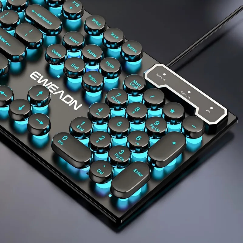 Retro Punk Mekanik Hissiyatlı  - Gaming Keyboard Backlit incelemesi ve fiyatı