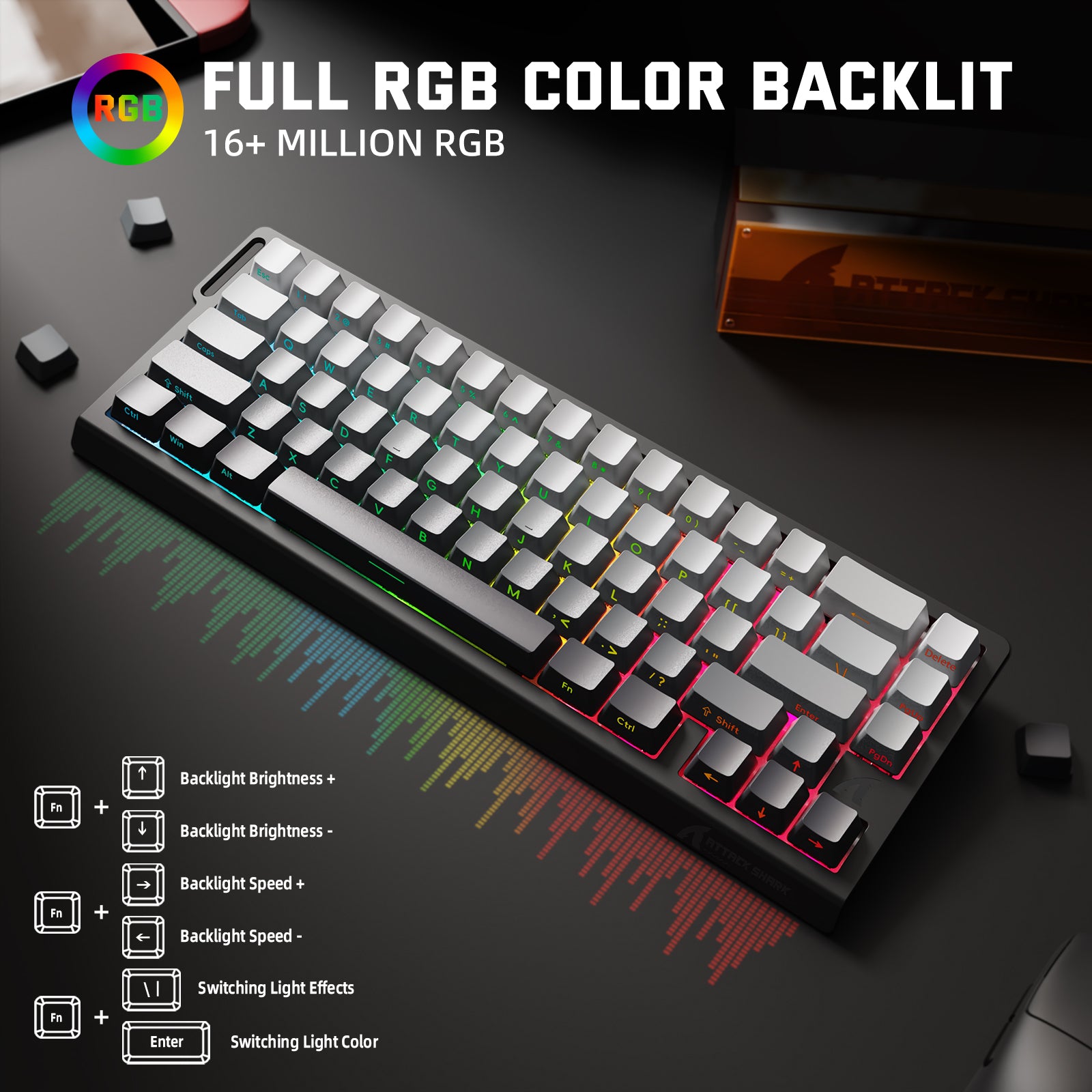 ATTACK SHARK X68 PRO X68PRO HE - Gaming Keyboard Magnetic Switches incelemesi ve fiyatı