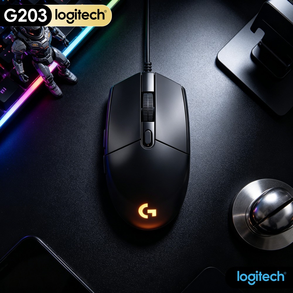 Logitech G203 Kablolu Oyun Mou - Logitech Mouse G203 incelemesi ve fiyatı