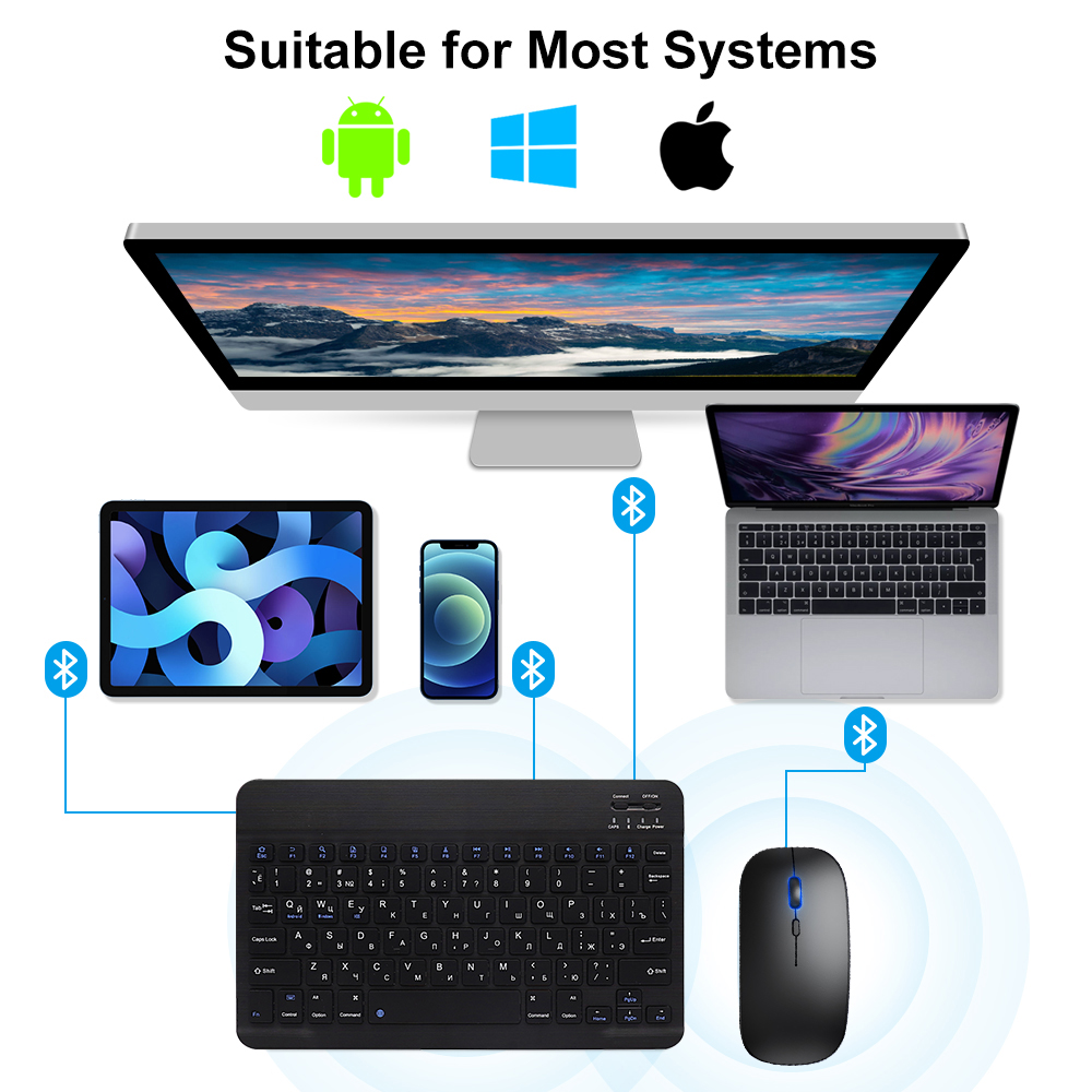 iPad Xiaomi Samsung Huawei Tel - Gaming Keyboard Bluetooth incelemesi ve fiyatı