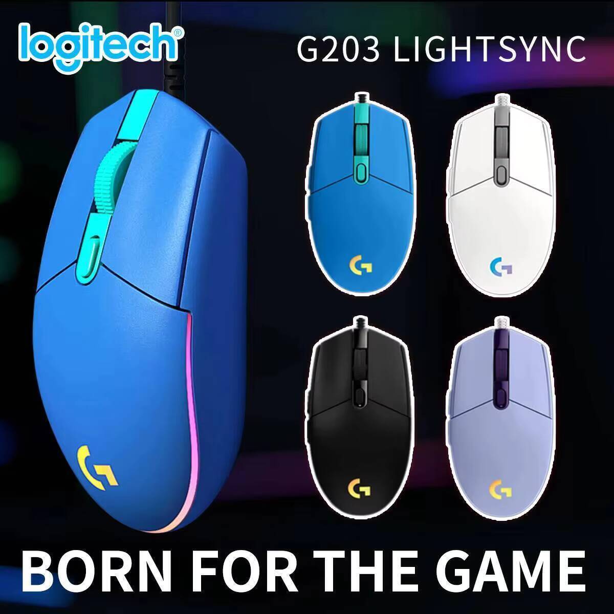 Logitech G203 LIGHTSYNC Kablol - Logitech Mouse G203 incelemesi ve fiyatı