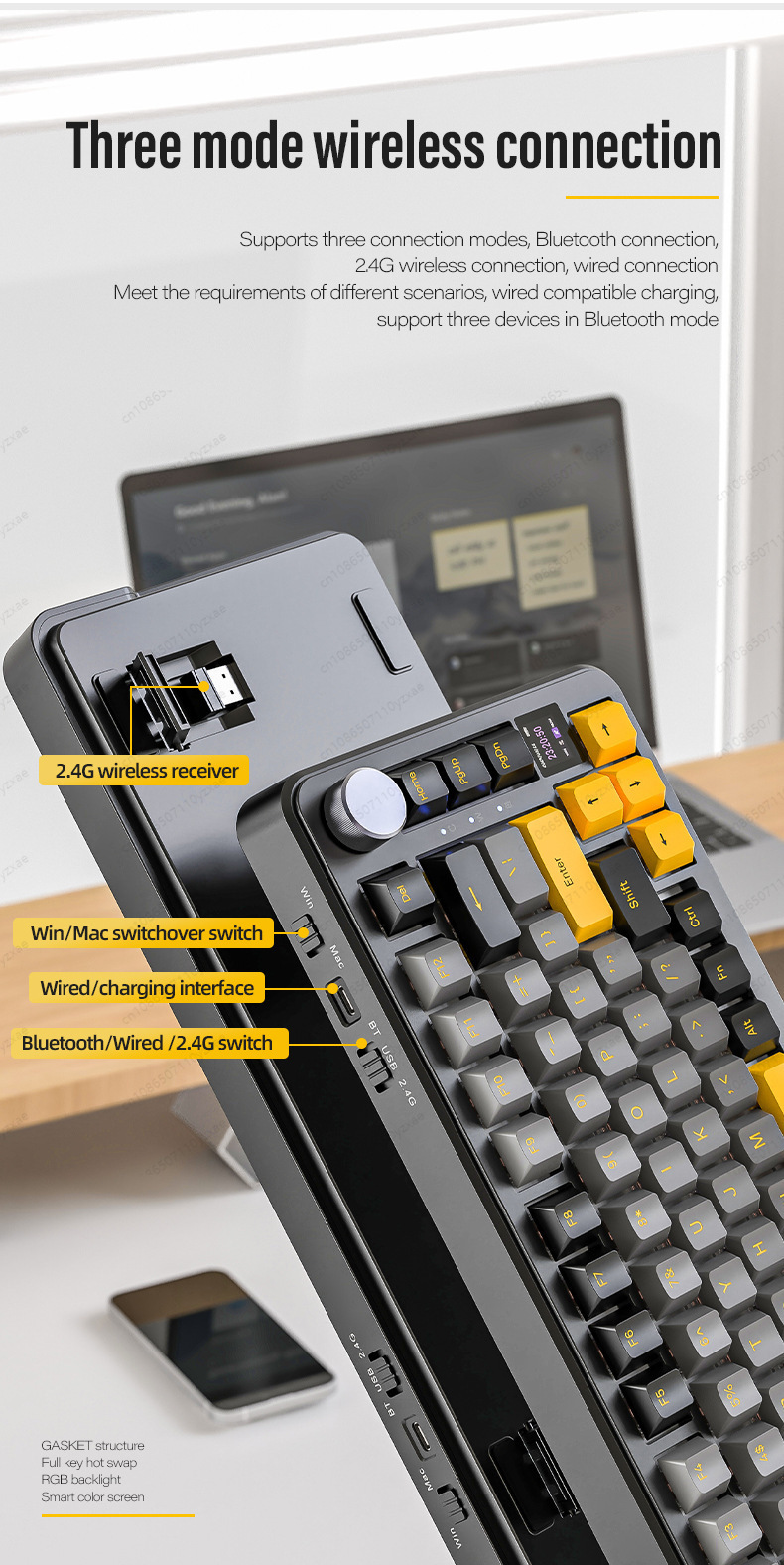 2024 Yeni AL66 Mekanik Klavye  - Gaming Keyboard Best incelemesi ve fiyatı