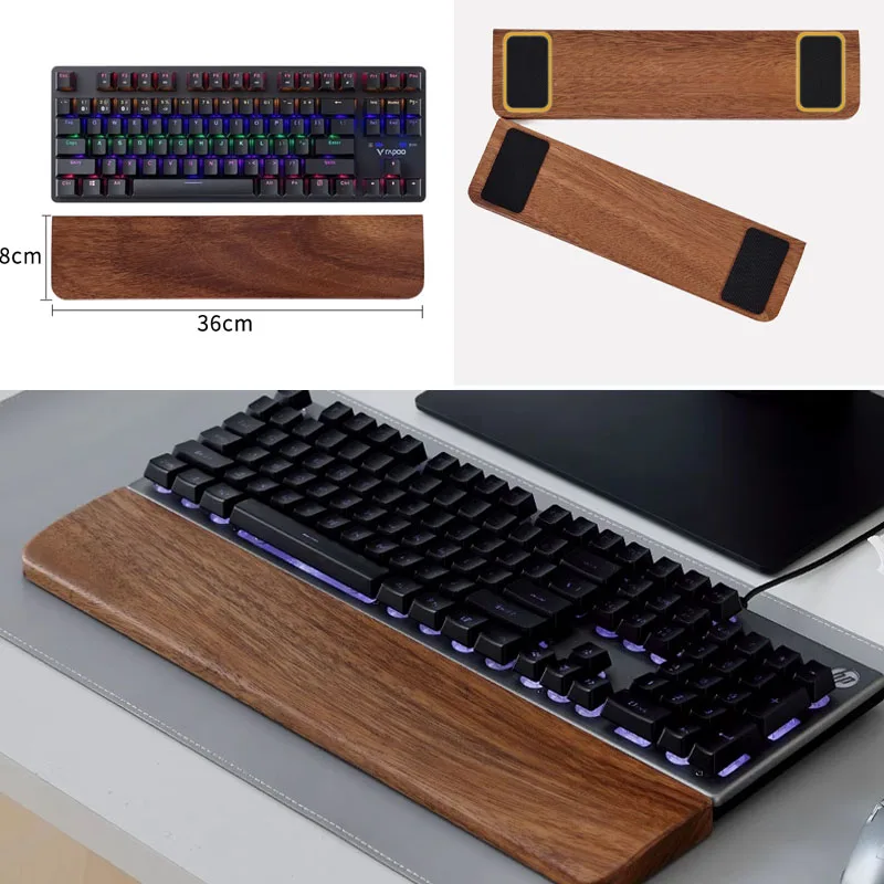 Masif Ahşap Klavye Bilek Deste - Gaming Keyboard He incelemesi ve fiyatı