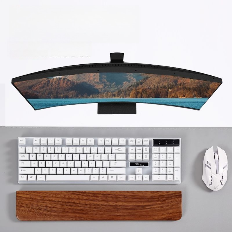Masif Ahşap Klavye Bilek Deste - Gaming Keyboard He incelemesi ve fiyatı
