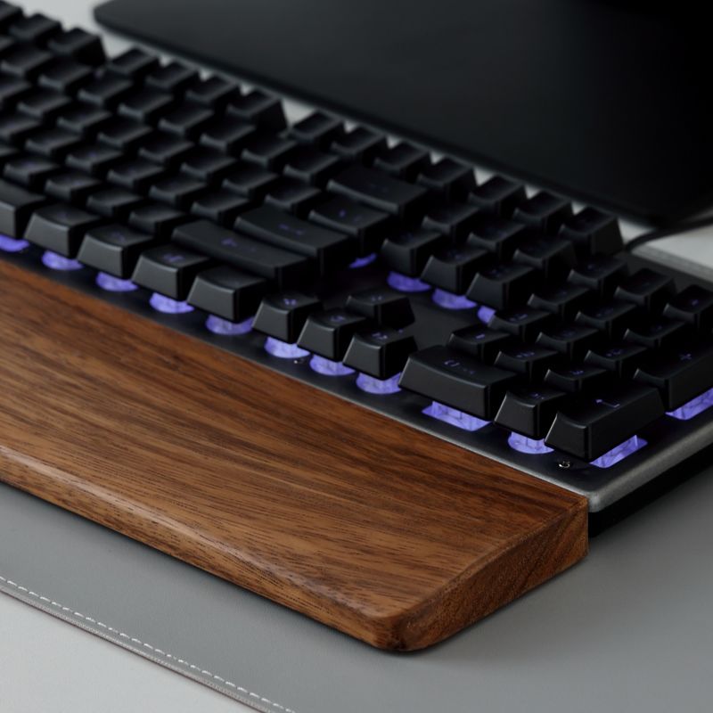 Masif Ahşap Klavye Bilek Deste - Gaming Keyboard He incelemesi ve fiyatı