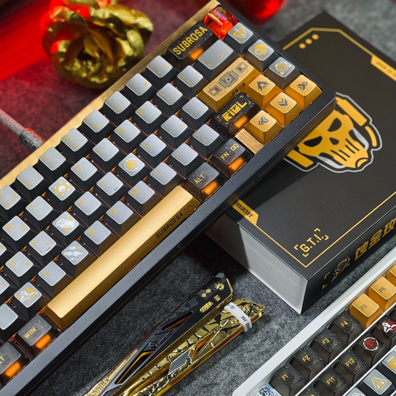 Altın Gül Tema Klavye Tuşları  - Gaming Keyboard Theme incelemesi ve fiyatı