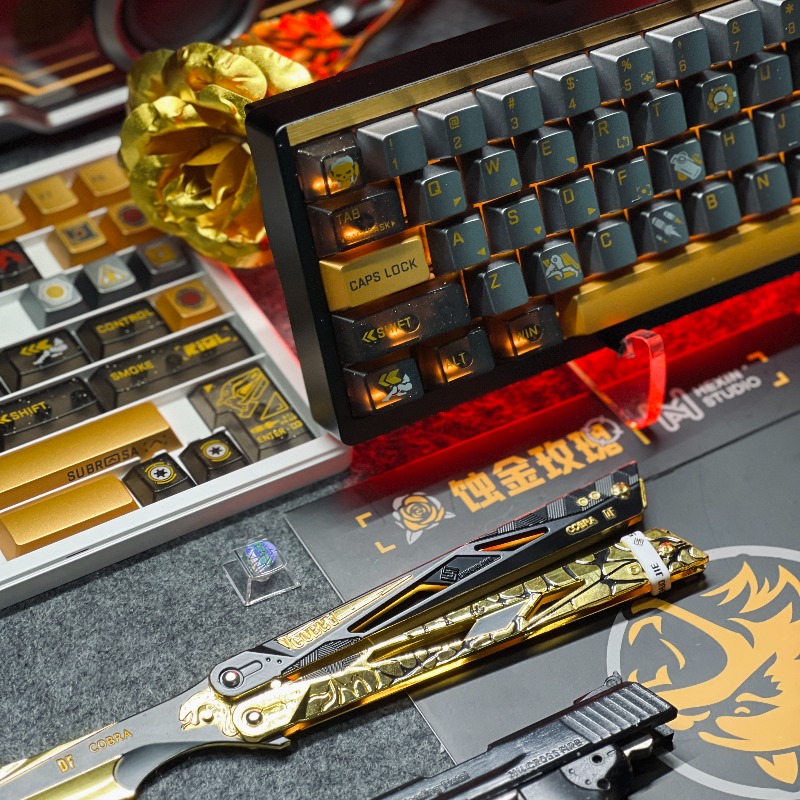Altın Gül Tema Klavye Tuşları  - Gaming Keyboard Theme incelemesi ve fiyatı