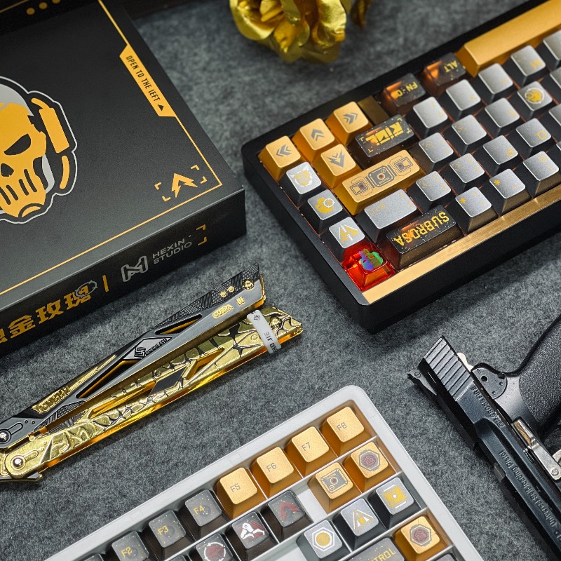 Altın Gül Tema Klavye Tuşları  - Gaming Keyboard Theme incelemesi ve fiyatı