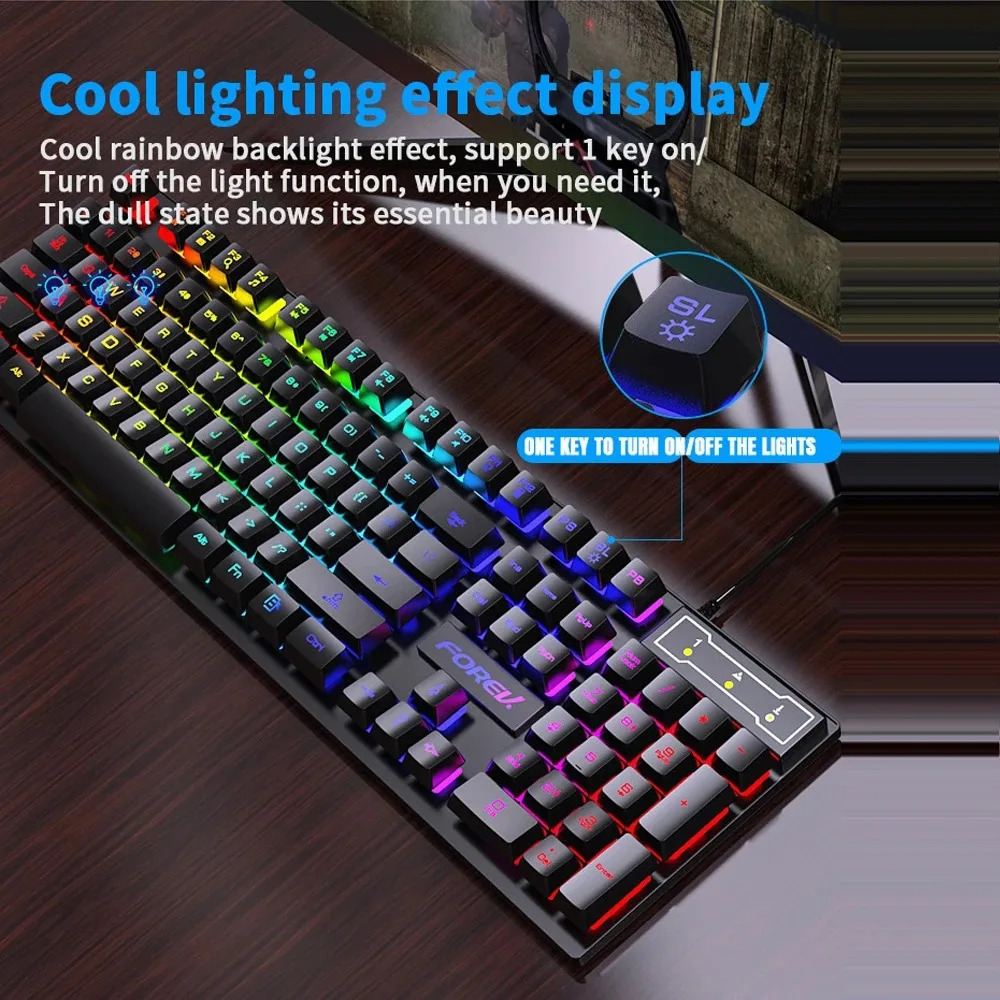 104 Tuşlu Arkadan Aydınlatmalı - Gaming Keyboard Budget incelemesi ve fiyatı