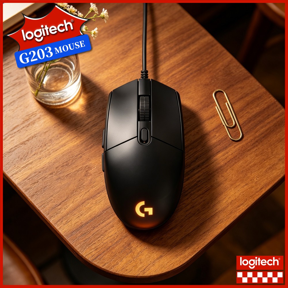 Logitech G203 Kablolu Oyun Mou - Logitech Mouse G203 incelemesi ve fiyatı