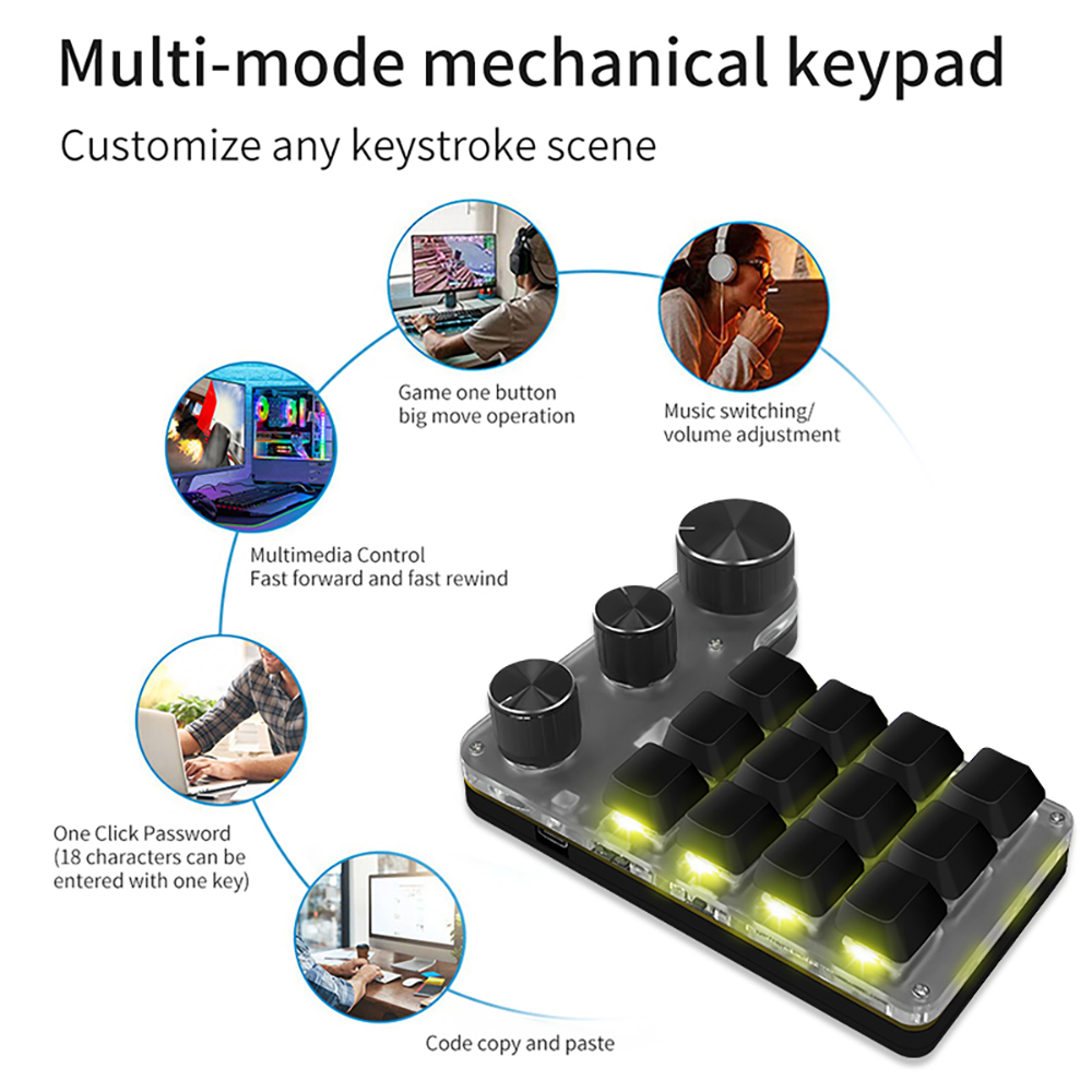Bluetooth programlama makro öz - Gaming Keyboard Mini Mechanical incelemesi ve fiyatı