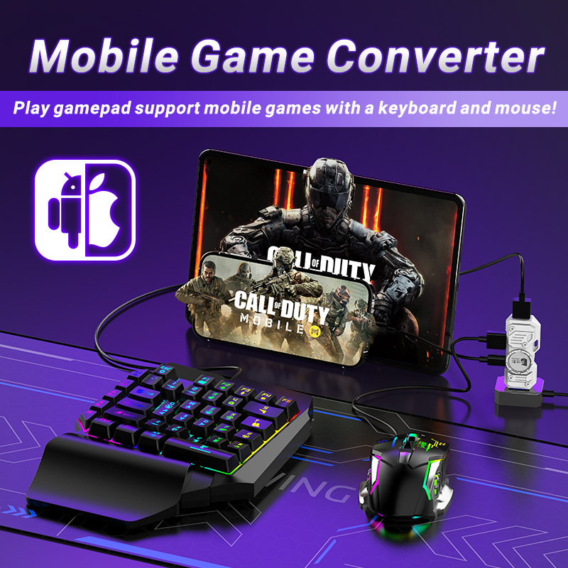 Mobil Oyunlar Dönüştürücü Kiti - Gaming Keyboard And Mouse Converter For Mobile incelemesi ve fiyatı