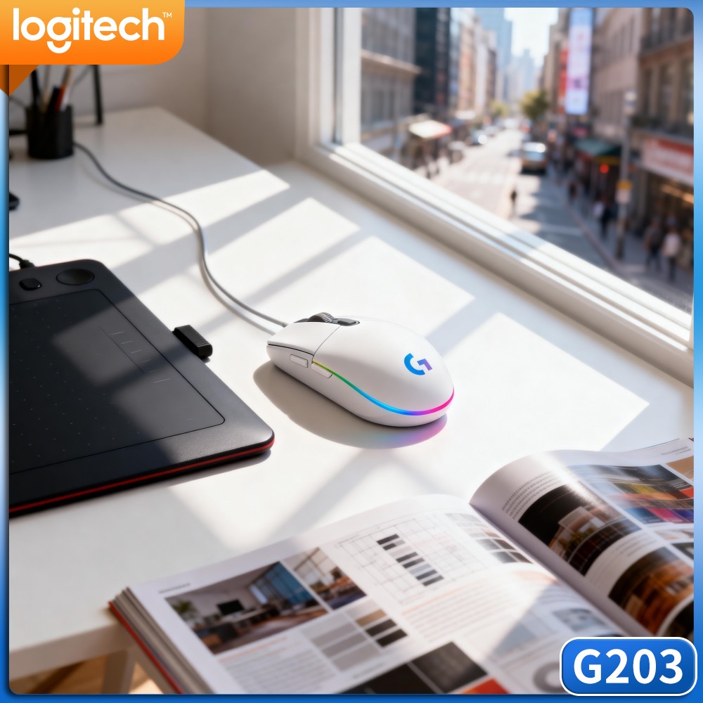 Logitech G203 Kablolu Oyun Mou - Logitech Mouse G203 incelemesi ve fiyatı