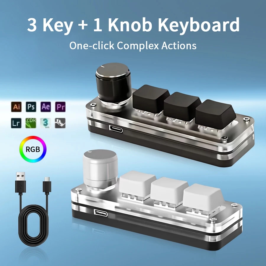 Mini Makro Mekanik Klavye 3 Tu - Gaming Keyboard Mini Mechanical incelemesi ve fiyatı
