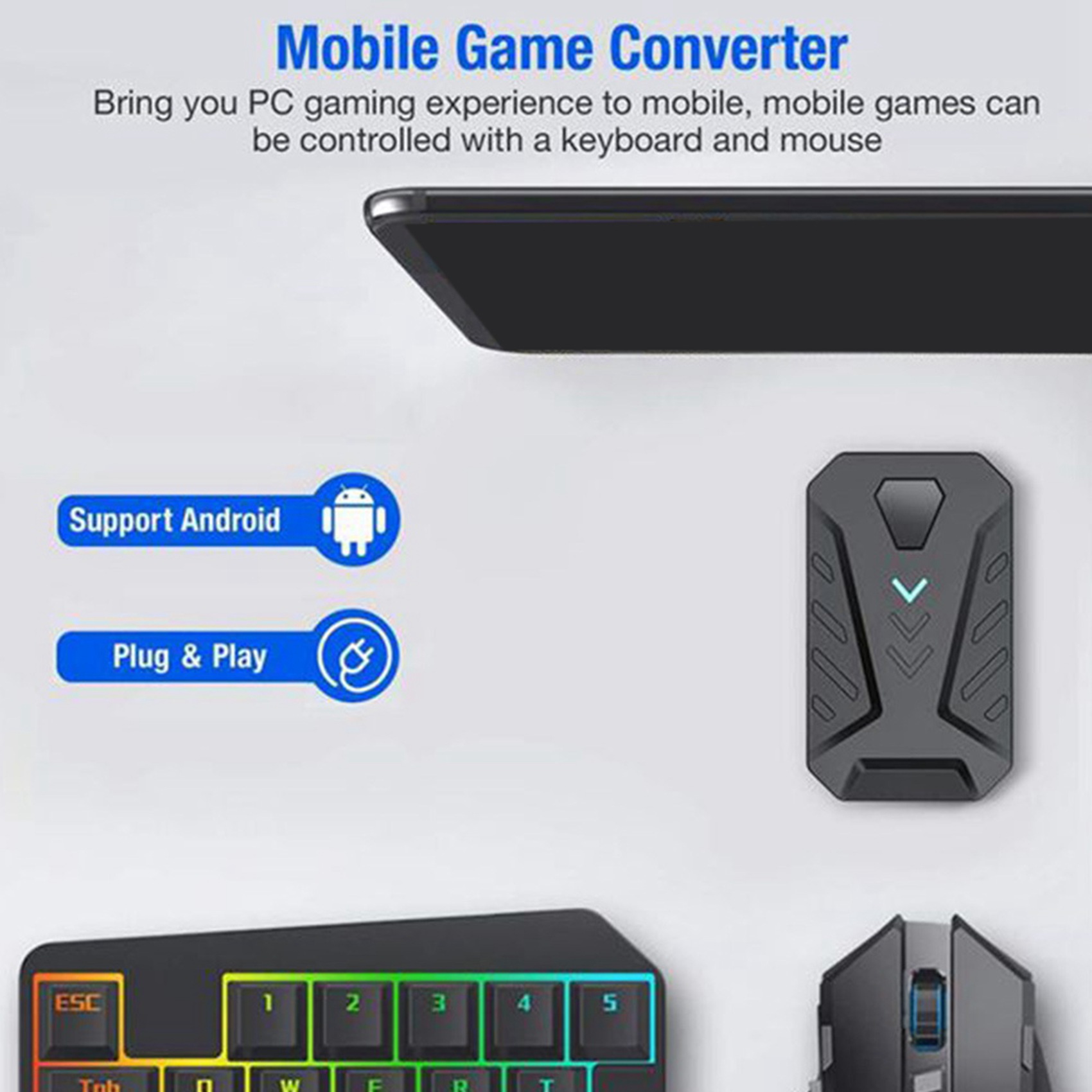 -A94Z Taşınabilir Mobil Oyun K - Gaming Keyboard And Mouse Converter For Mobile incelemesi ve fiyatı